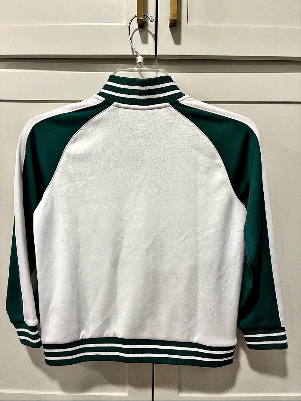 Wimbledon Sport jacket Girls 8-9 Green & White - Picture 2 of 4